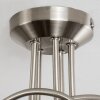 Plafonnier Stai Nickel mat, 5 lumières