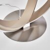 Lampe à poser Woyens LED Nickel mat, 1 lumière