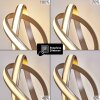Lampe à poser Woyens LED Nickel mat, 1 lumière