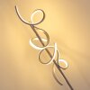 Lampadaire Lavaca LED Argenté, 2 lumières