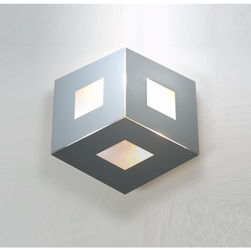 Plafonnier Bopp-Leuchten BOX BASIC LED Aluminium, Multicolore, 3 lumières main product photo