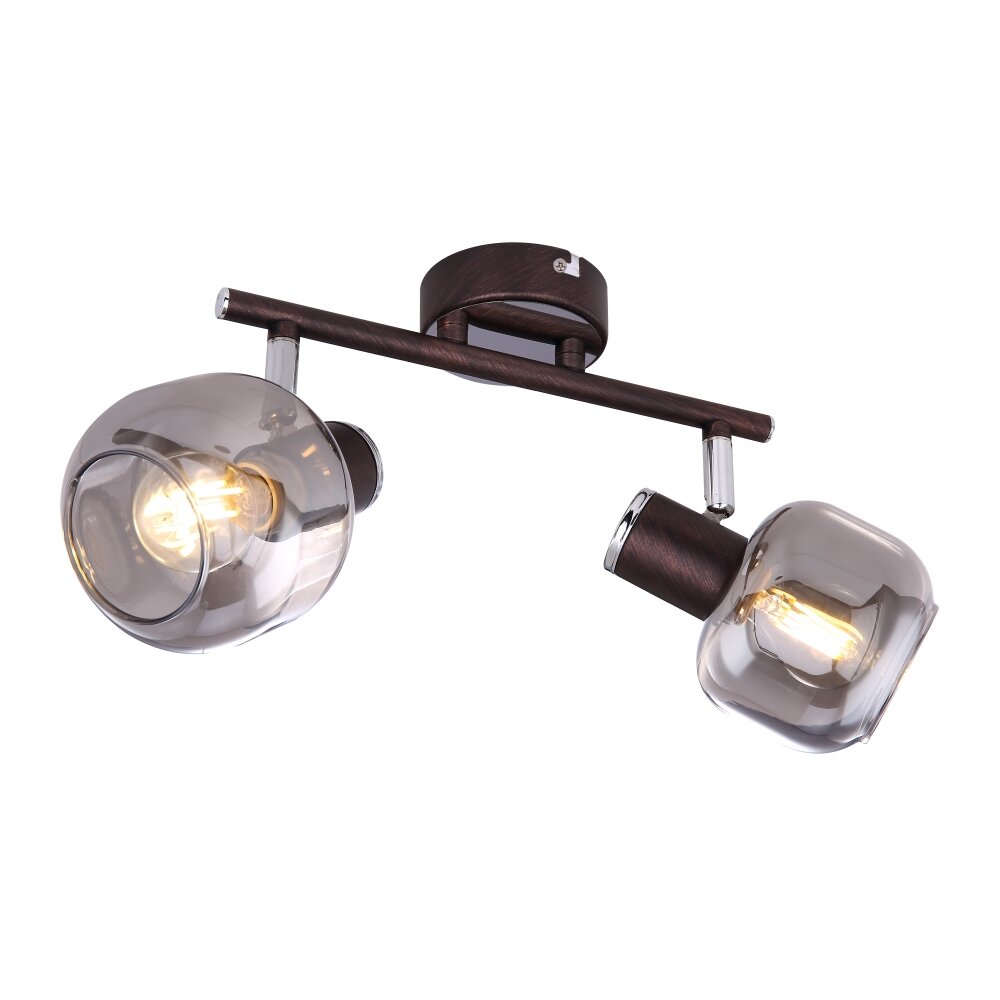 Spot Globo KABU Cuivre, 2 lumières main product photo