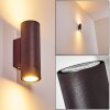 Applique murale Zuoz Rouille, 2 lumières Applique murale Zuoz Rouille, 2 lumières