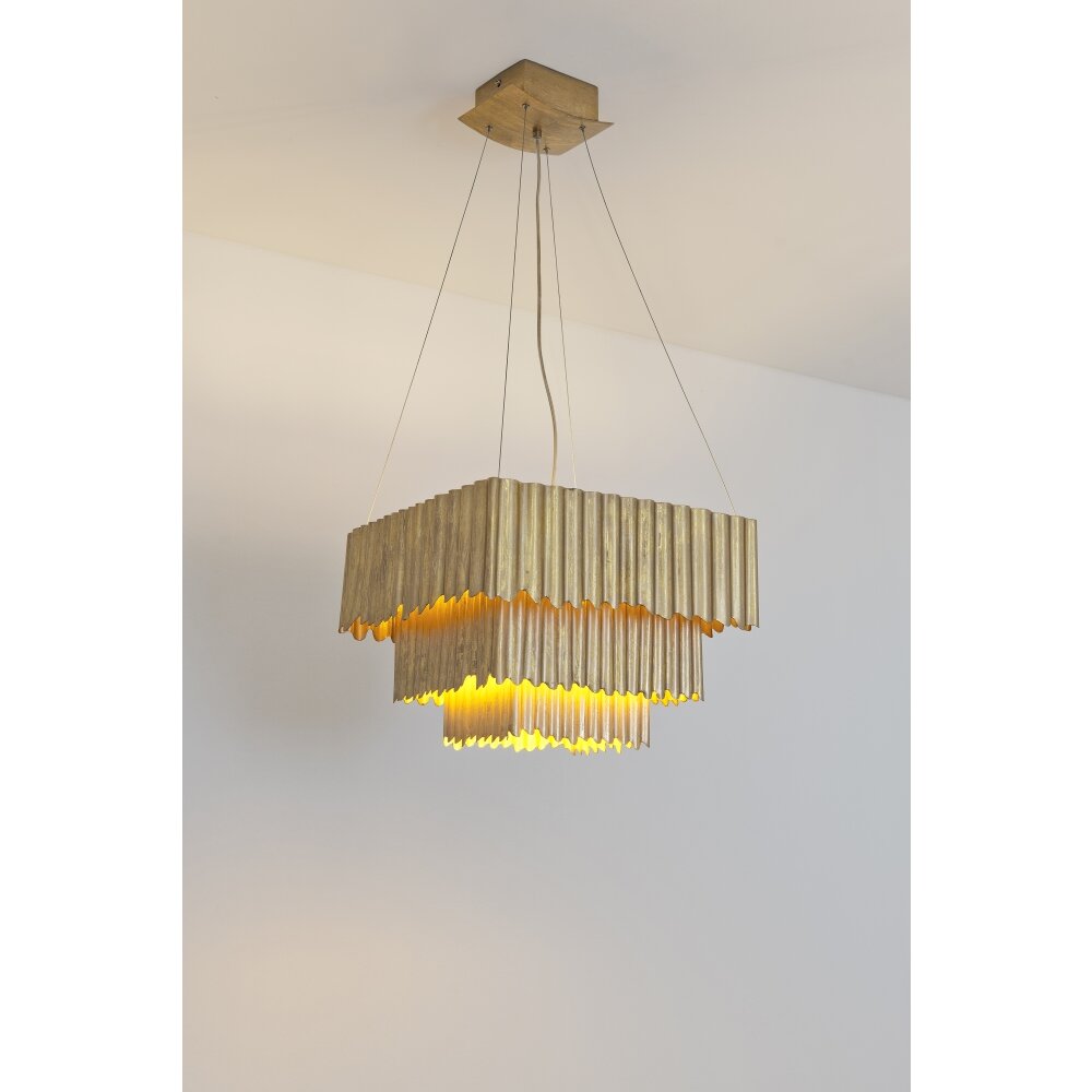 Suspension Holländer SIPARIO Or, 1 lumière main product photo