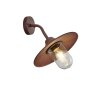 Applique murale Trio Brenta Rouille, 1 lumière