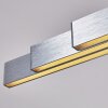 Suspension Airolo LED Chrome, Nickel mat, 3 lumières