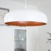 Suspension Guayo Cuivre, Blanc, 1 lumière