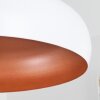 Suspension Guayo Cuivre, Blanc, 1 lumière