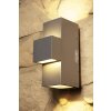 Applique murale d'extérieur Konstsmide MONZA LED Acier inoxydable, 2 lumières