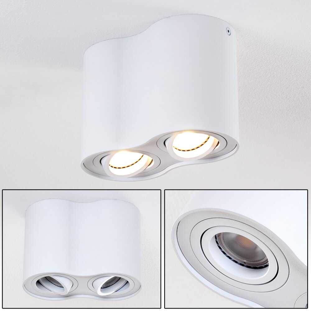 Plafonnier Betsie Blanc, 2 lumières main product photo