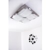 Plafonnier Eglo GUADIANO LED Nickel mat, 4 lumières