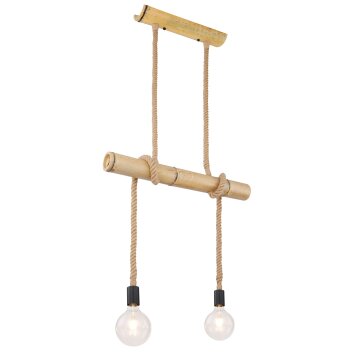 Suspension Globo FRAGNO Noir, 2 lumières