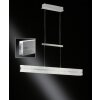 Suspension Wofi ARLON LED Argenté, 2 lumières
