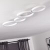 Plafonnier Grasse LED Blanc, 1 lumière