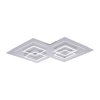 Plafonnier Paul Neuhaus Q-LINEA LED Nickel mat, 8 lumières, Télécommandes