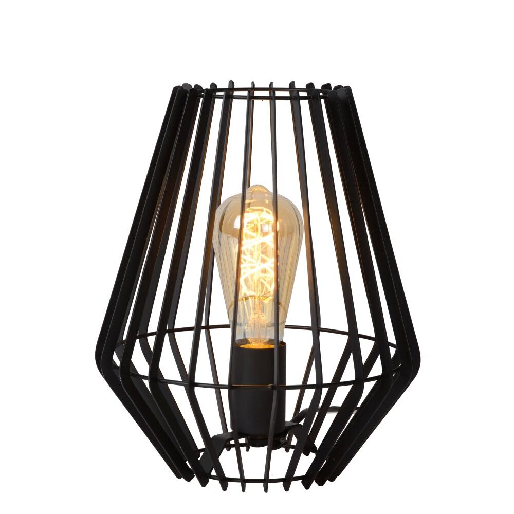 Lampe de table Lucide REDA Noir, 1 lumière main product photo