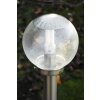 Lampe d'extérieur Globo BOWLE II Acier inoxydable, Transparent, 1 lumière
