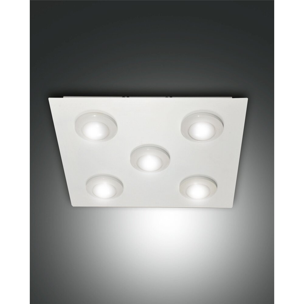 Plafonnier Fabas Luce Swan LED Blanc, 5 lumières main product photo