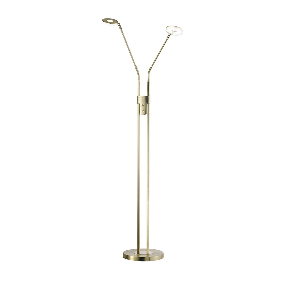 Lampadaire Honsel Dent LED Or, 2 lumières main product photo