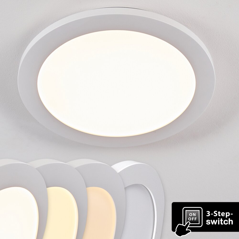 Plafonnier Siguna LED Blanc, 1 lumière main product photo