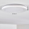 Plafonnier Siguna LED Blanc, 1 lumière