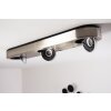 Plafonnier Granada LED Nickel mat, 3 lumières