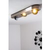 Plafonnier Granada LED Nickel mat, 3 lumières
