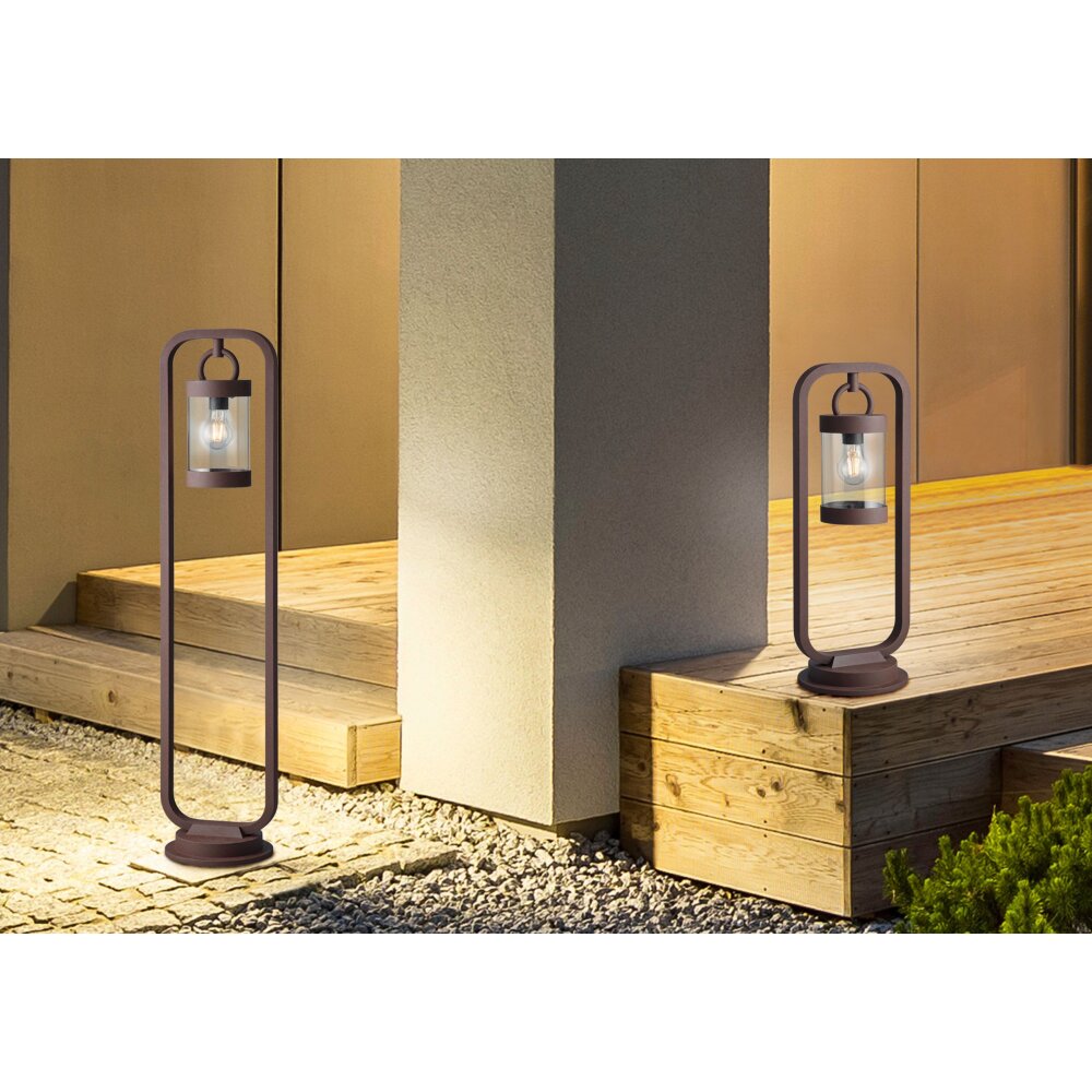Borne lumineuse Trio Leuchten SAMBESI Rouille, 1 lumière main product photo