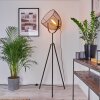 Lampadaire Wesa Nickel vieilli, 1 lumière