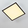 Plafonnier Farc LED Noir, Blanc, 1 lumière, Télécommandes
