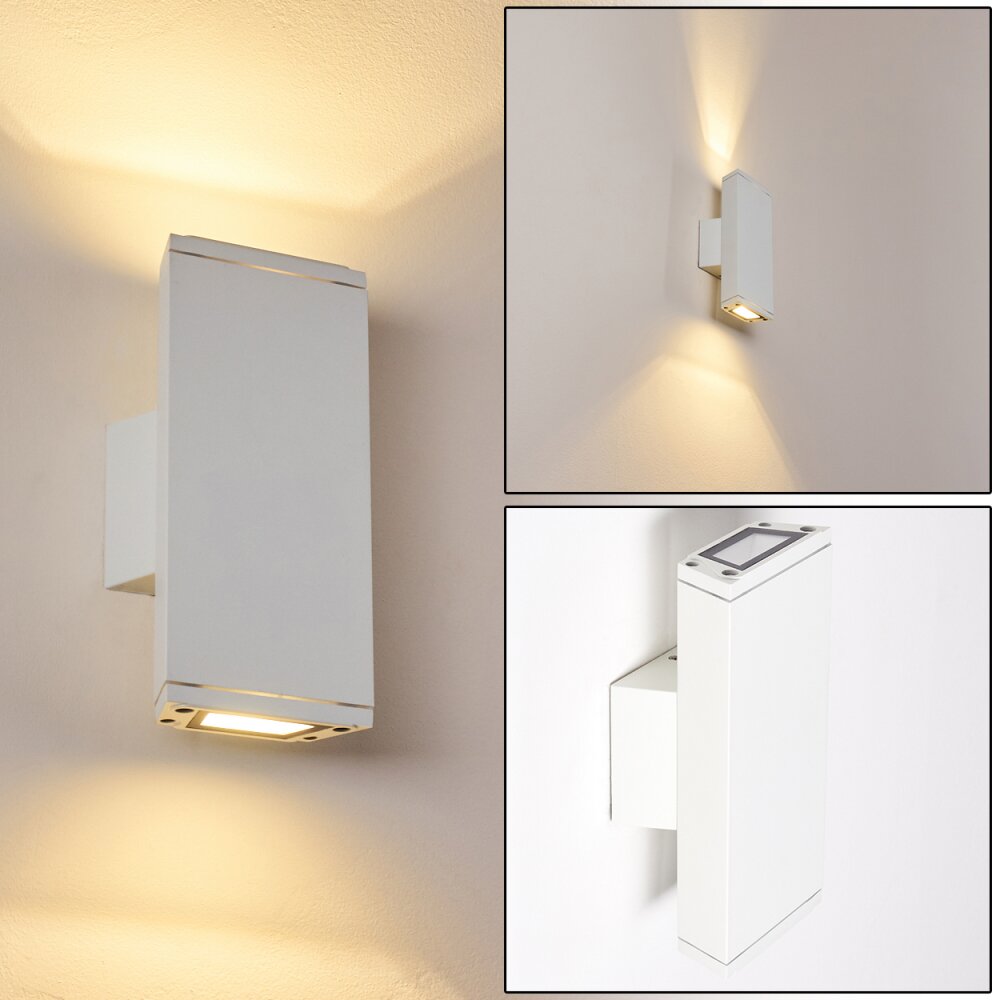 Applique murale Roseau LED Blanc, 1 lumière main product photo