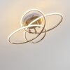 Plafonnier Sucre LED Acier brossé, 4 lumières