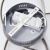 Plafonnier Sucre LED Acier brossé, 4 lumières