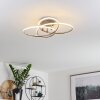 Plafonnier Sucre LED Acier brossé, 4 lumières