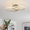 Plafonnier Sucre LED Acier brossé, 4 lumières