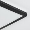 Plafonnier Siguna LED Noir, Blanc, 1 lumière