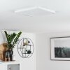 Plafonnier Siguna LED Blanc, 1 lumière