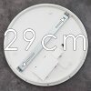 Plafonnier Siguna LED Noir, Blanc, 1 lumière