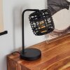 Lampe de table Mongolei Noir, 1 lumière