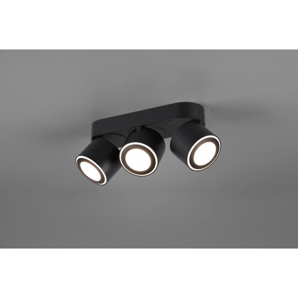Plafonnier Trio Taurus LED Noir, 6 lumières main product photo