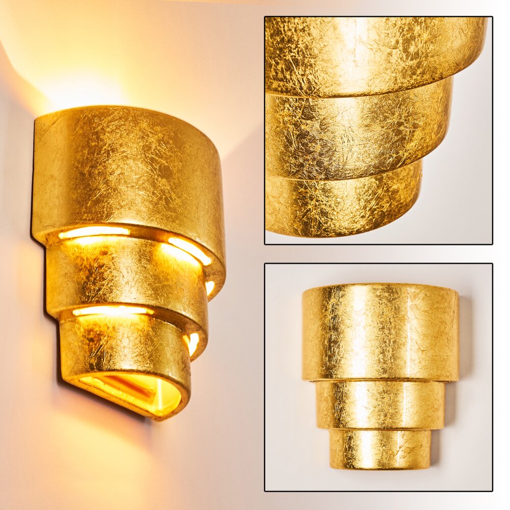 Applique murale Karatschi Or, 1 lumière main product photo