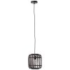 Suspension Brilliant Woodrow Bois foncé, Noir, 1 lumière Suspension Brilliant Woodrow Bois foncé, Noir, 1 lumière