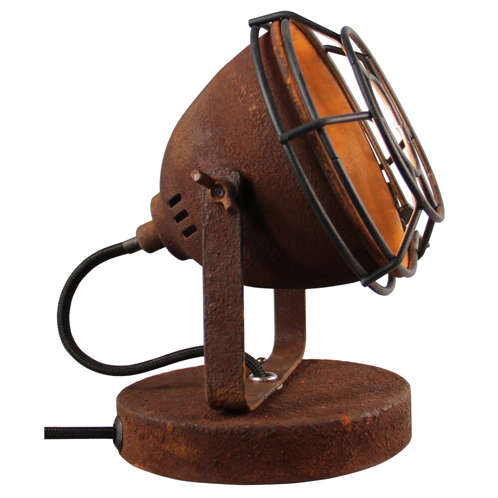 Lampe de table Brilliant Carmen Rouille, 1 lumière main product photo