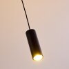 Suspension Zuoz Noir, 1 lumière