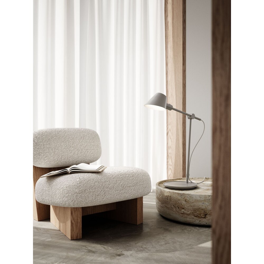 Lampe de table Design For The People by Nordlux STAY Gris, 1 lumière main product photo
