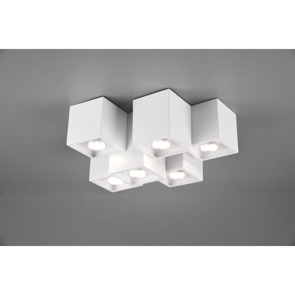 Plafonnier Trio Fernando Blanc, 6 lumières main product photo