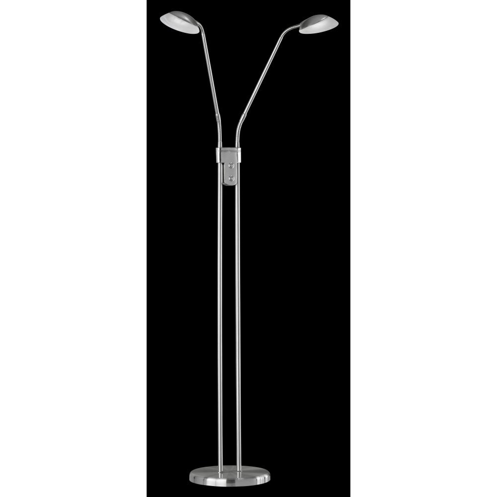 Lampadaire Fischer & Honsel Pool TW LED Nickel mat, 2 lumières, Détecteur de mouvement main product photo