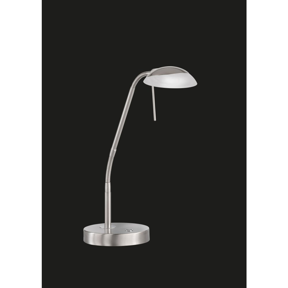 Lampe de table Fischer & Honsel Pool TW LED Nickel mat, 1 lumière, Détecteur de mouvement main product photo