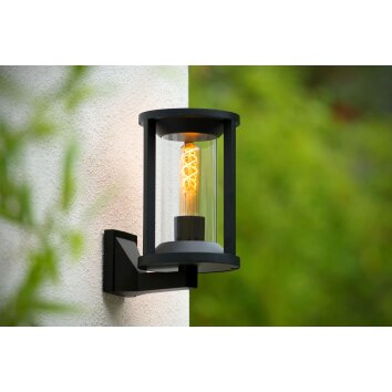 Applique murale d'extérieur Lucide CADIX Noir, 1 lumière
