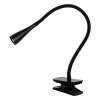 lampe â clipper Lucide ZOZY LED Noir, 1 lumière